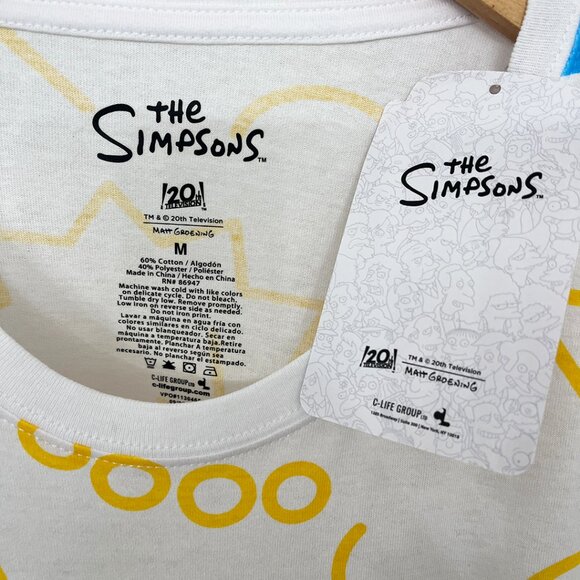 Bart Simpson Skateboarding Abstract Graphic T-Shirt Medium - Picture 4 of 8